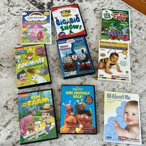 9 DVDs children